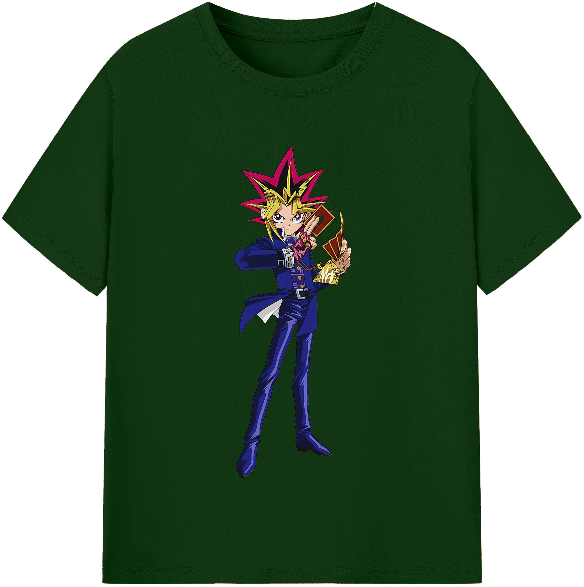 （画像用） 遊☆戯☆王 Yu-Gi-Oh! 綿100％半袖Tシャツ（フロントプリント）